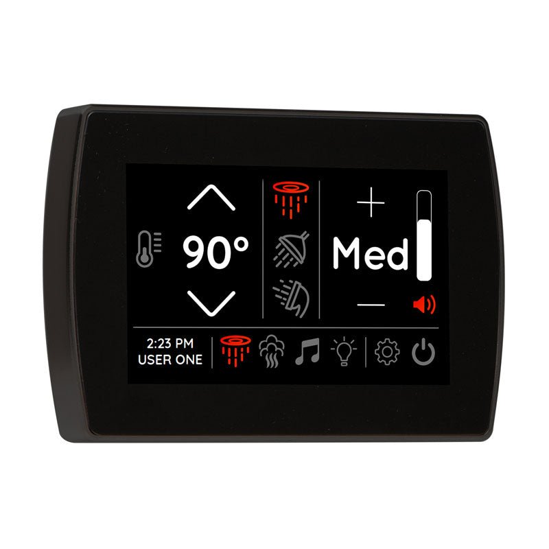 Thermasol Signatouch Flush mount  Controller | STCM - matte black finish