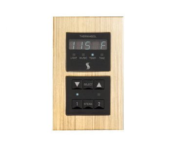 Thermasol Signature Environment Control Square | SEMR - antique brass finish