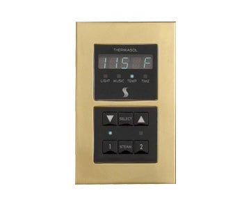 Thermasol Signature Environment Control Square | SEMR - polished brass finish