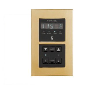 Thermasol Signature Environment Control Square | SEMR - polished gold finish