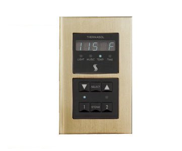 Thermasol Signature Environment Control Square | SEMR - satin brass finish