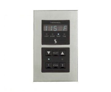 Thermasol Signature Environment Control Square | SEMR - satin chrome finish