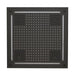 ThermaSol Total Wellness Hydrovive Package with 7" ThermaTouch and Square | TWPH7S - a square black square showerhead