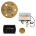 Thermasol Total Wellness Package Hydrovive with SignaTouch Round | TWPHSR - Finish: Antique Brass