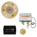 Thermasol Total Wellness Package Hydrovive with SignaTouch Round | TWPHSR - Finish: Polished Brass