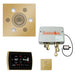 Thermasol Total Wellness Package Hydrovive with SignaTouch Square | TWPHSS - Finish: Polished Brass