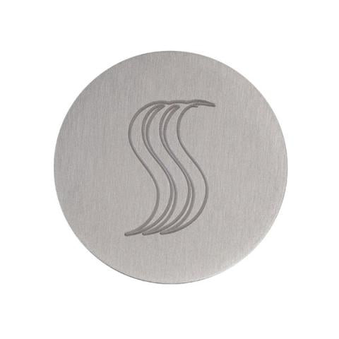 Thermasol Total Wellness Package with 7" ThermaTouch Round | TWP7R - a silver circle with a logo