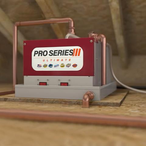 ThermaSol Ultimate Steam Shower Generator | PROIII-1200 - a machine with copper pipes