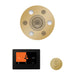 Thermasol Wellness Steam Package with 7" ThermaTouch Round | WSTP7R - Finish: Polished Brass