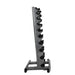 TKO 10 Pair Vertical Dumbbell Rack Set 5-50 Lb. 10 Pairs - detailed look of the dumbbell stand