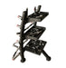 TKO 16 Piece Cable Accessory Kit with Storage Rack - detailed glance of the holder and accessory