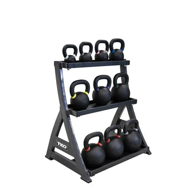 TKO 3 Tier Kettlebell Rack 856KR with Full Kettlebell Set