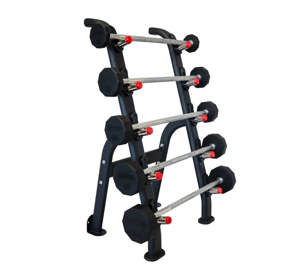 TKO 5 Fixed Bar Set With 5 Bar Rack 845BBR