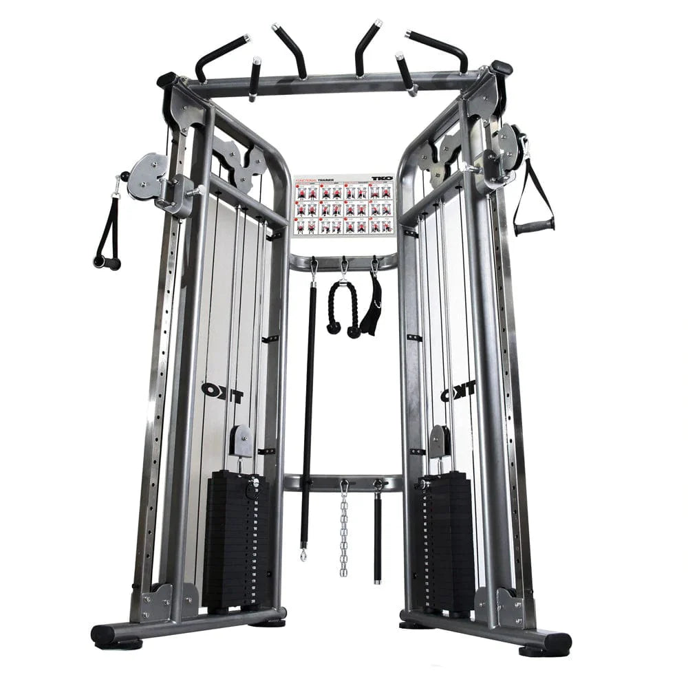 TKO Strength 9050 Functional Trainer Cable Machine- front view of the functional trainer cable machine