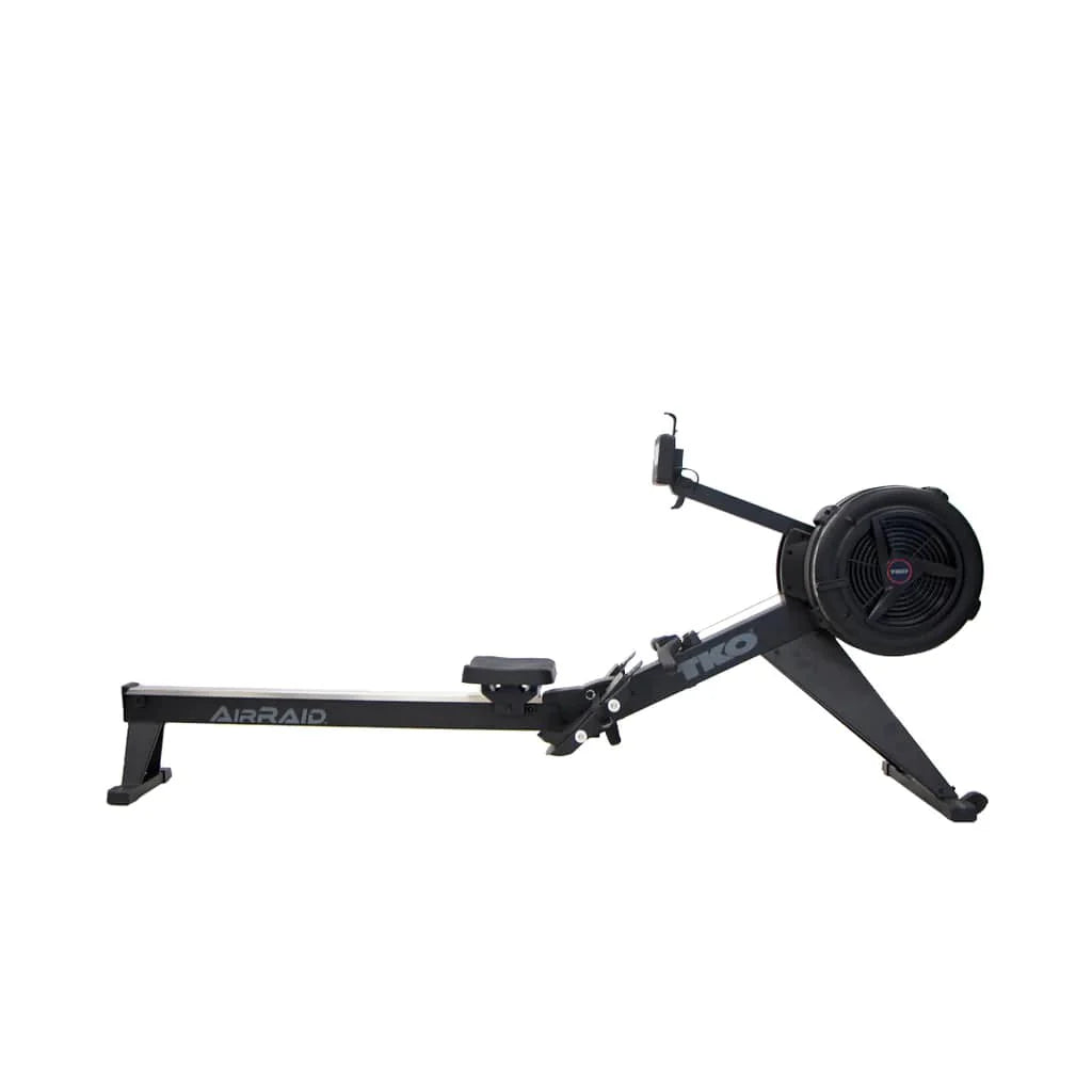 TKO 8AR AirRaid Rowing Machine - horizontal positiom of the air raid rowing machine