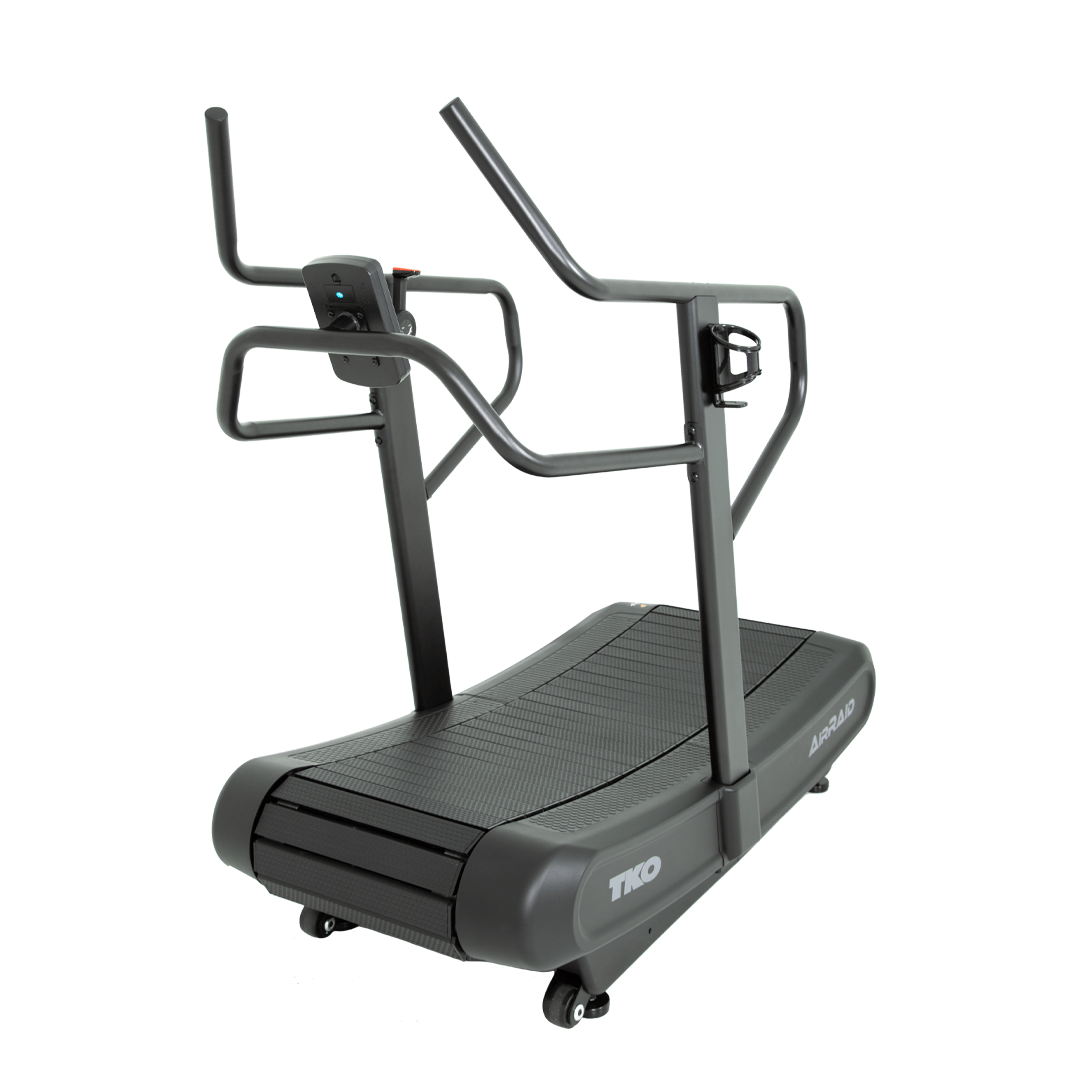 TKO 8CTM AirRaid Runner Curved Manual Treadmill - closer look of the treadmill