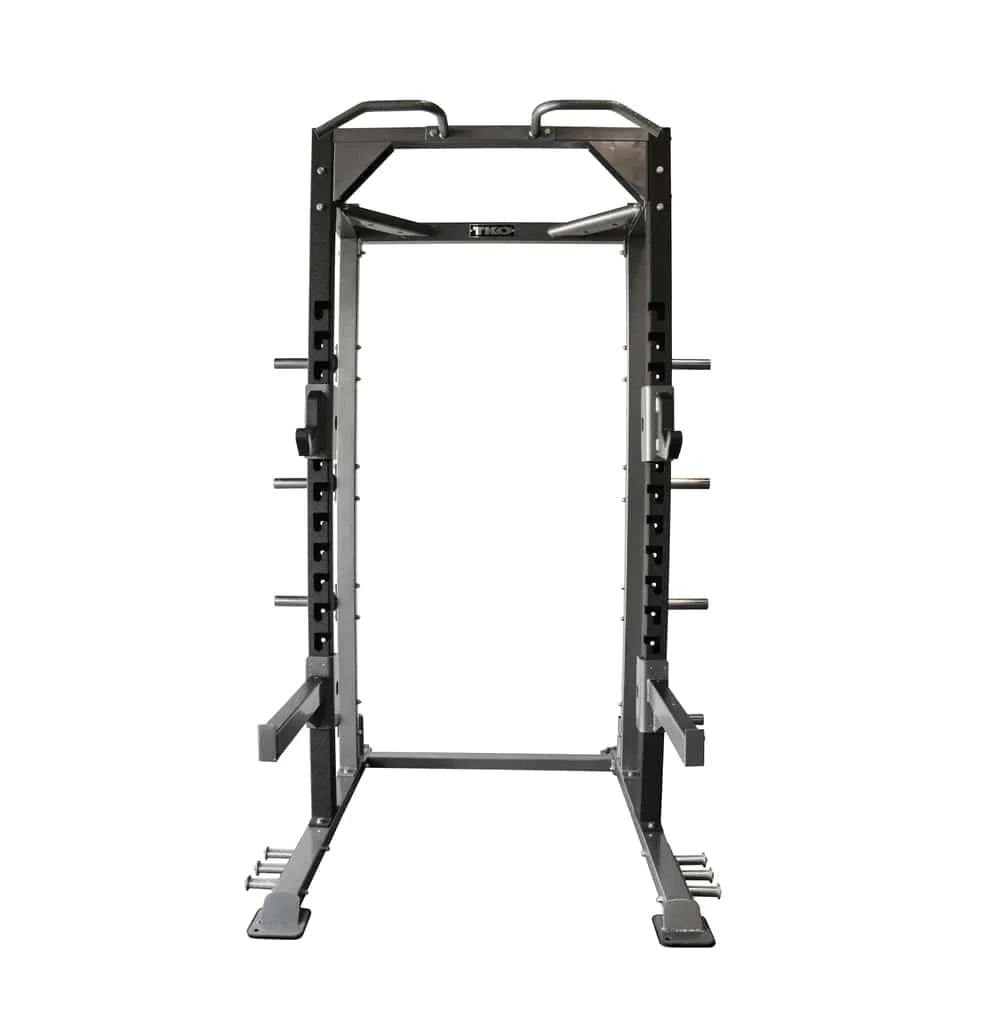 TKO Commercial Half Rack- front view of the rack