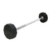 TKO Fixed Barbell Set With 10 Bar Rack 846BBR - straight barbell