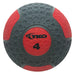 TKO Premium Medicine Ball Set With Rack - black and red medicine ball with label of 4