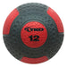 TKO Premium Medicine Ball Set With Rack - black and red medicine ball with number 12