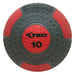 TKO Premium Medicine Ball Set With Rack - black and red medicine ball with number 10