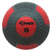 TKO Premium Medicine Ball Set With Rack - black and red medicine ball with number 8