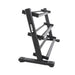 TKO Strength 3-Tier Rail Dumbbell Rack 6230-B - side view of rail dumbbell rack