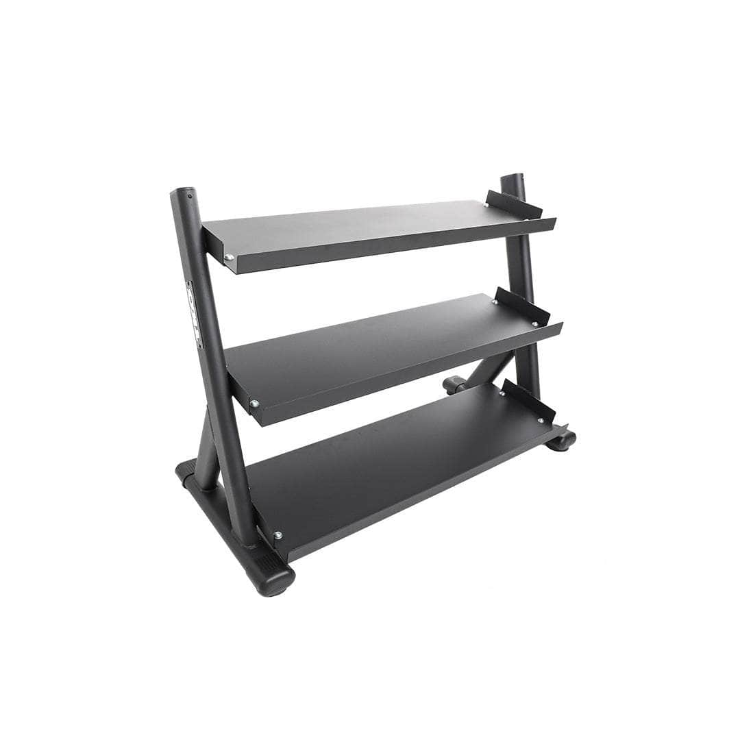 TKO Strength 3-Tier Shelf Style Dumbbell Rack 6235-B