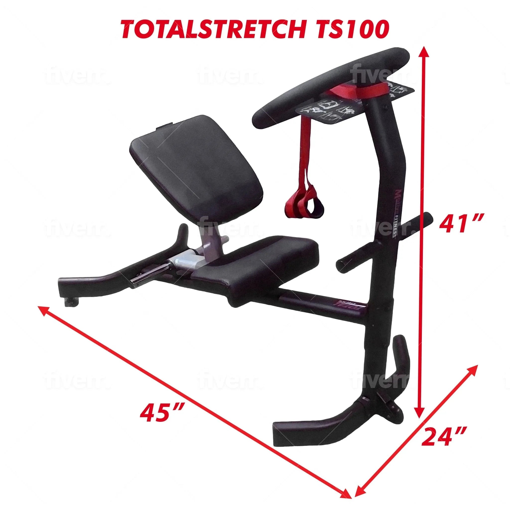 TotalStretch TS100 Total Body Stretching Machine - Dimensions