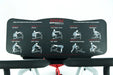 TotalStretch TS200 Total Body Stretching Machine - A black card with pictures of different stretching on it