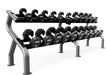 Troy 10-Pair Dumbbell Rack - overview of rack with dumbbells