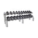 Troy 10-Pair Dumbbell Rack - 3d view of dumbbell rack