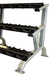 Troy 15-Pair Dumbbell Rack - close up of rack with no dumbbells
