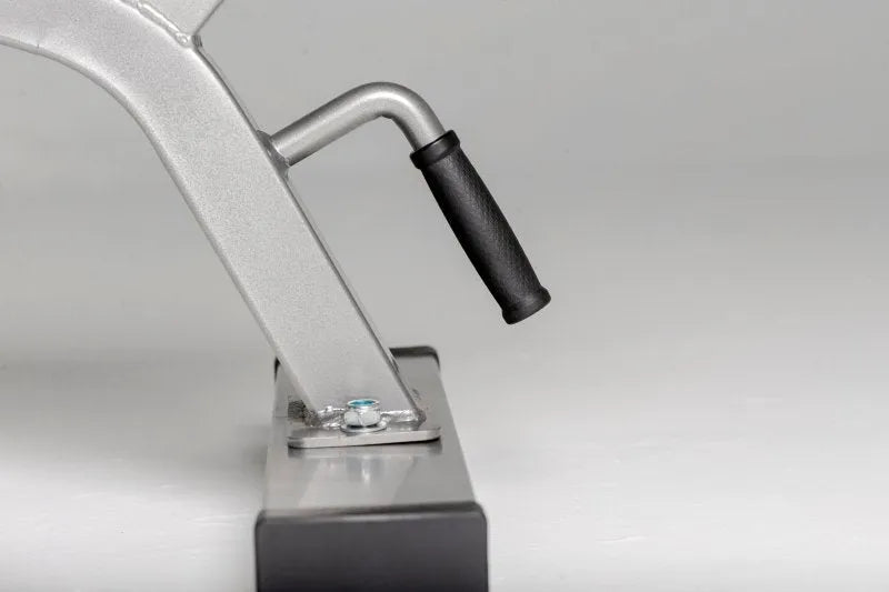 Troy Flat Bench - handle grip on steel gauge