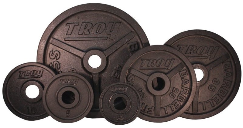 TROY Premium Wide Flanged Plate - plates with different weight variations