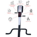 VersaClimber TS Magnetic Commercial Vertical Climber - a exercise bike with features overlay