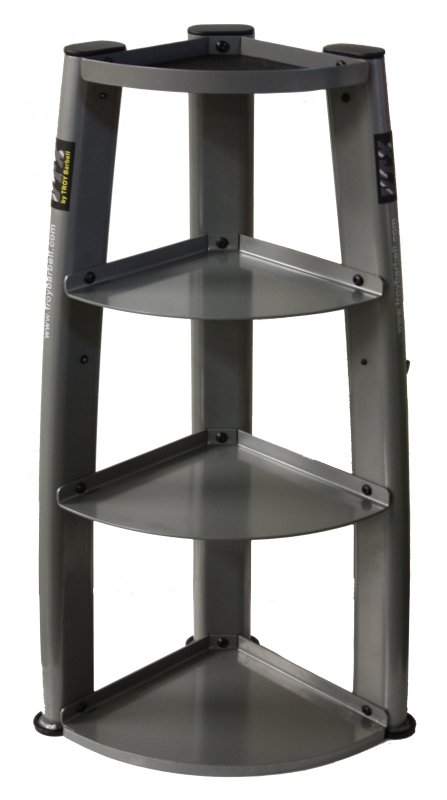 Vertical Kettlebell & Accessory Rack - rack with no equipment displayed