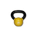 Vinyl Kettlebell - 10 lbs kettlebell with yellow color variation