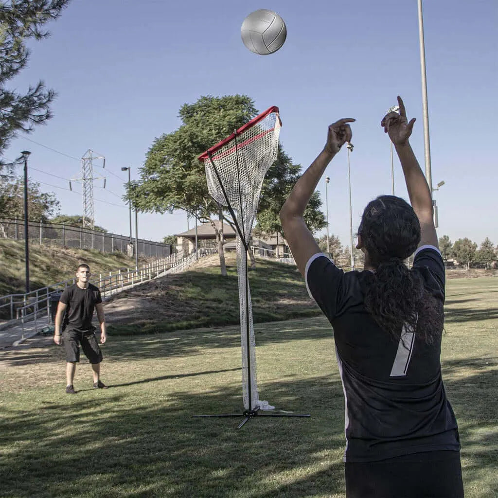 Powernet Volleyball Setter Trainer Net 1145 - volleyball players