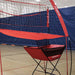 Close up view of Powernet Volleyball Wheeled Cart 1188