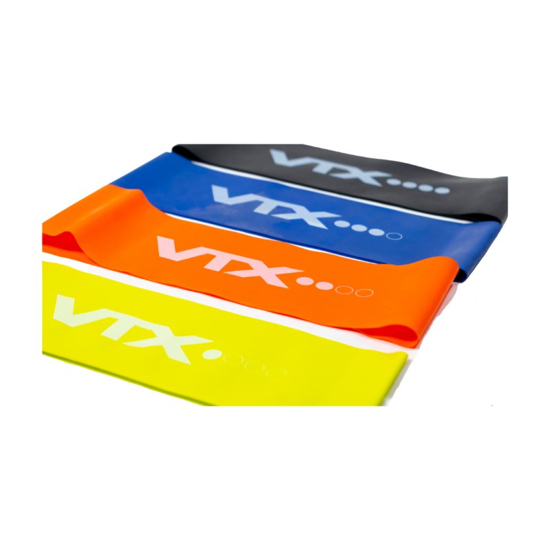 VTX Loop Bands - loop bands with different color and strength variations displayed