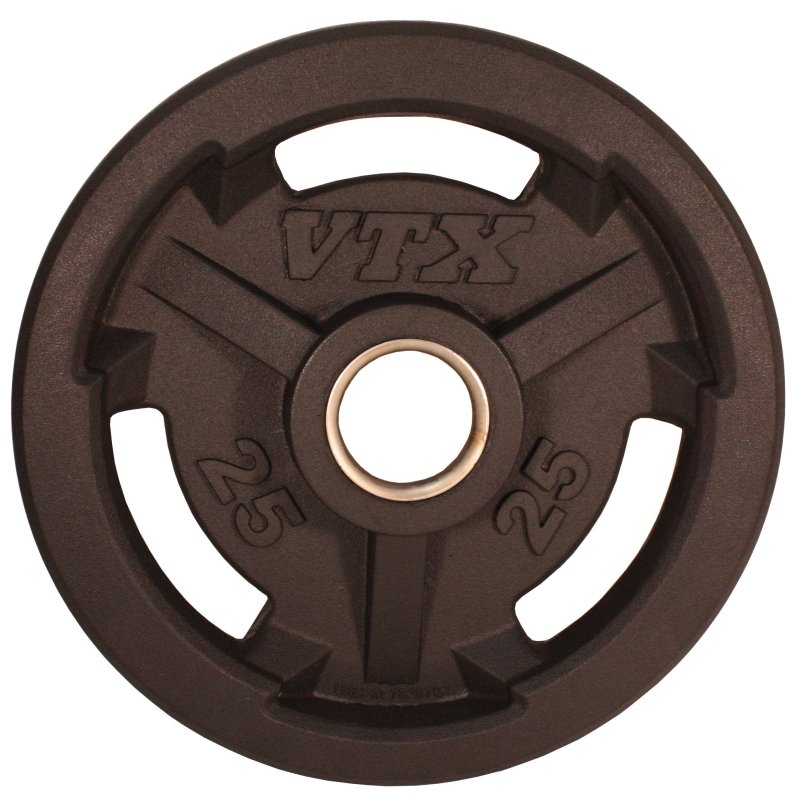 VTX Rubber Grip Plate - 25 lbs plate