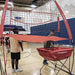 Powernet Volleyball Wheeled Cart XL 1189 - several people using the cart