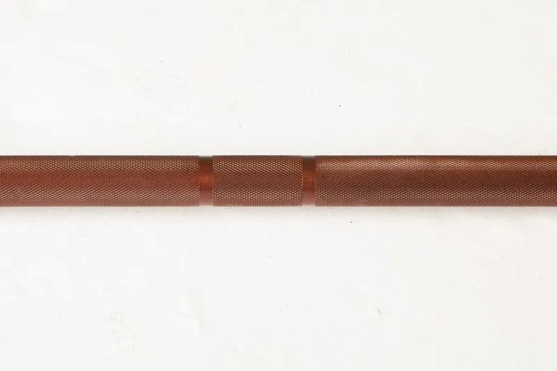 Women's Olympic Training Bar - close up view of bar with patina color