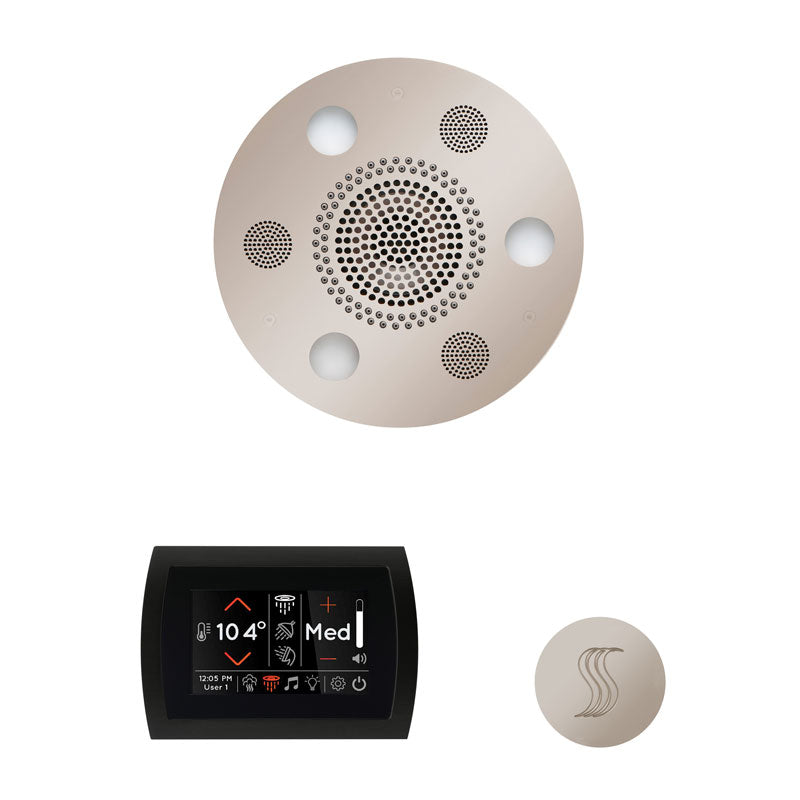 Thermasol Wellness Steam Package with SignaTouch Round | WSTPSR - Finish: Polished Nickel