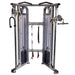 York Barbell 56001 STS Functional Trainer Machine - Front view with accessories