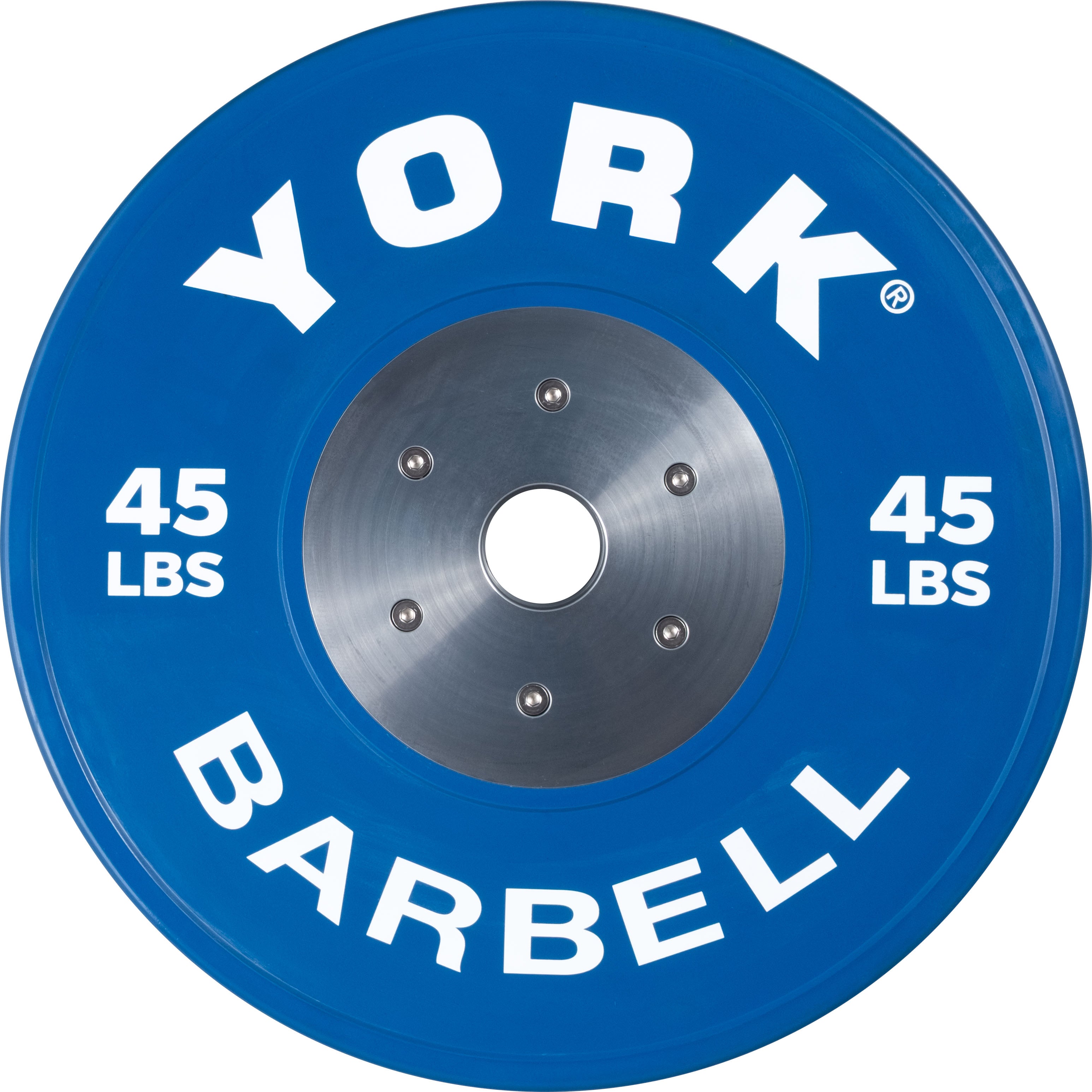 York Competition Bumper Plates - Blue plate