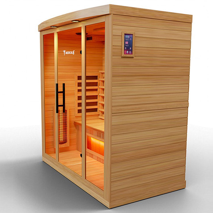 Medical 6 Infrared Sauna - control screen display