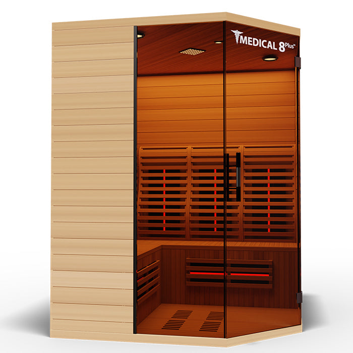 Medical 8 Plus V2 Ultra Full-Spectrum Sauna - lighting systems