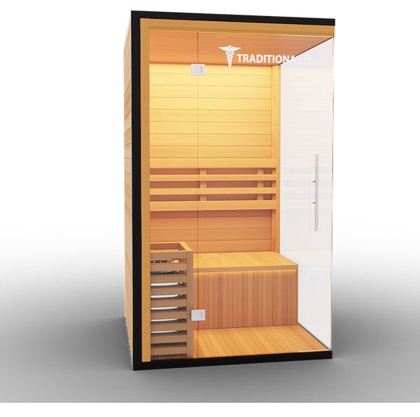 Medical 5 Traditional Sauna - wooden floors